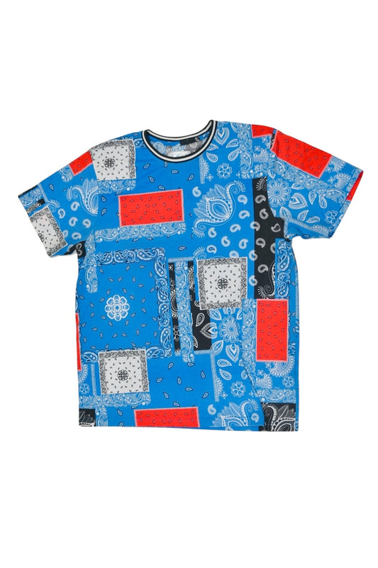 Men's Shein Bandana Style T-Shirt